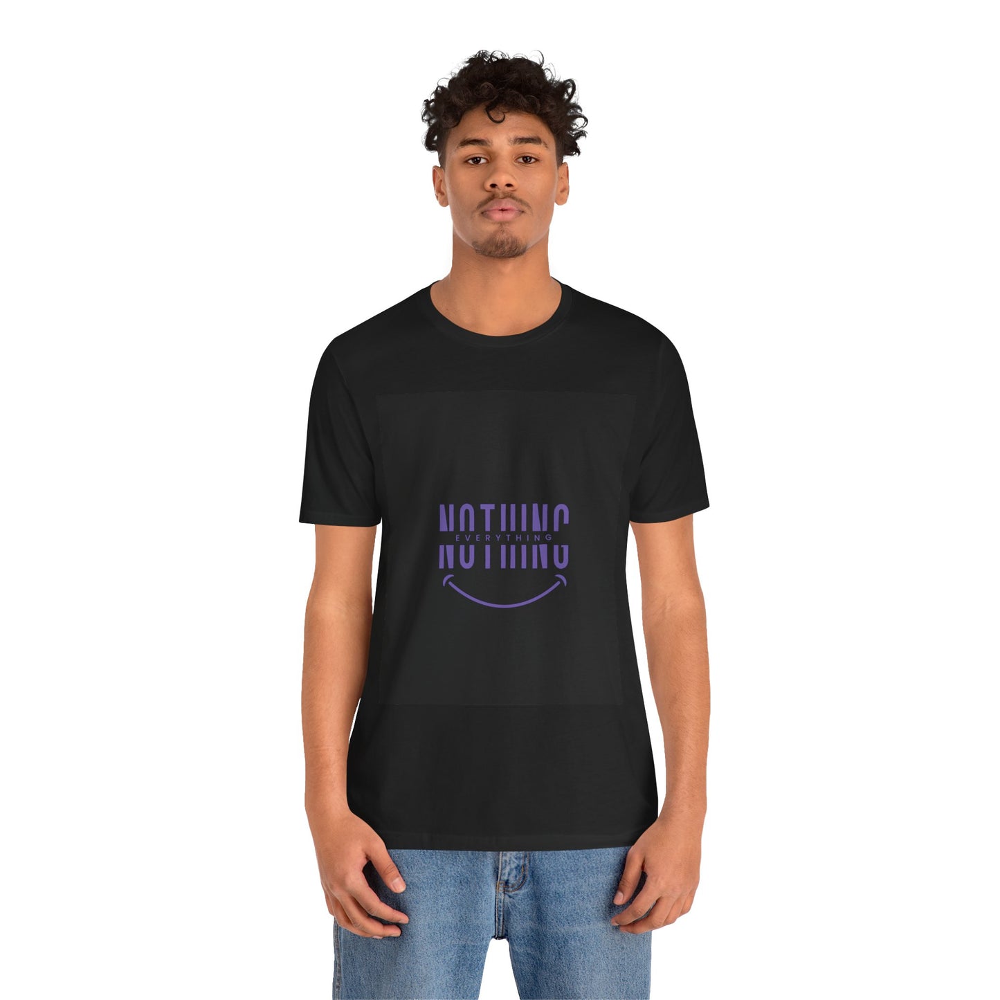 Unisex Graphic Tee: 'Nothing Everything' and 'Find Yourself', Trendy Casual Wear, Inspirational Gift, Everyday Fashion