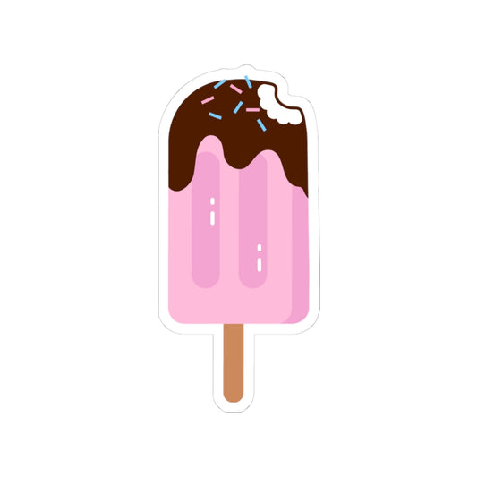 Charming Popsicle Kiss-Cut Stickers - Fun Summer Decor for Laptops & Water Bottles