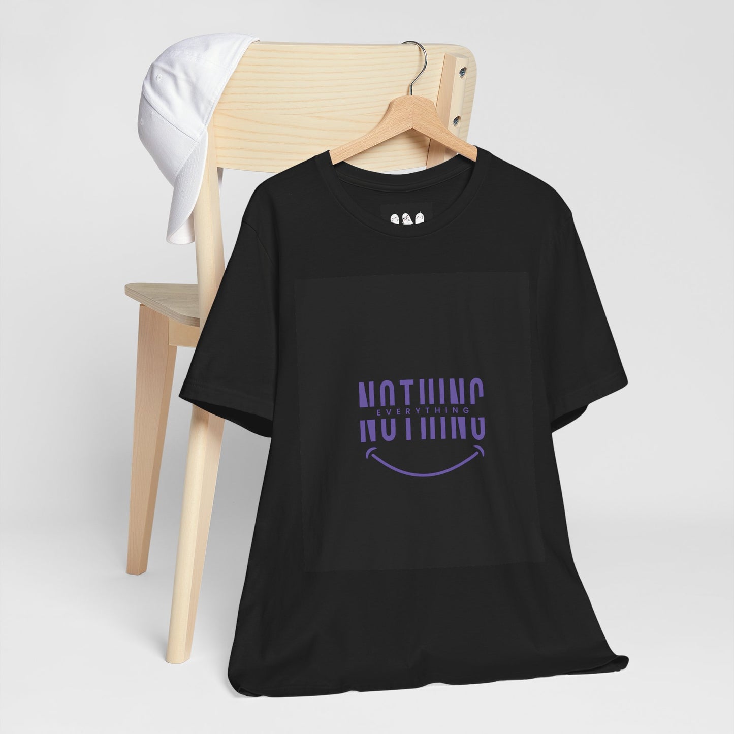 Unisex Graphic Tee: 'Nothing Everything' and 'Find Yourself', Trendy Casual Wear, Inspirational Gift, Everyday Fashion