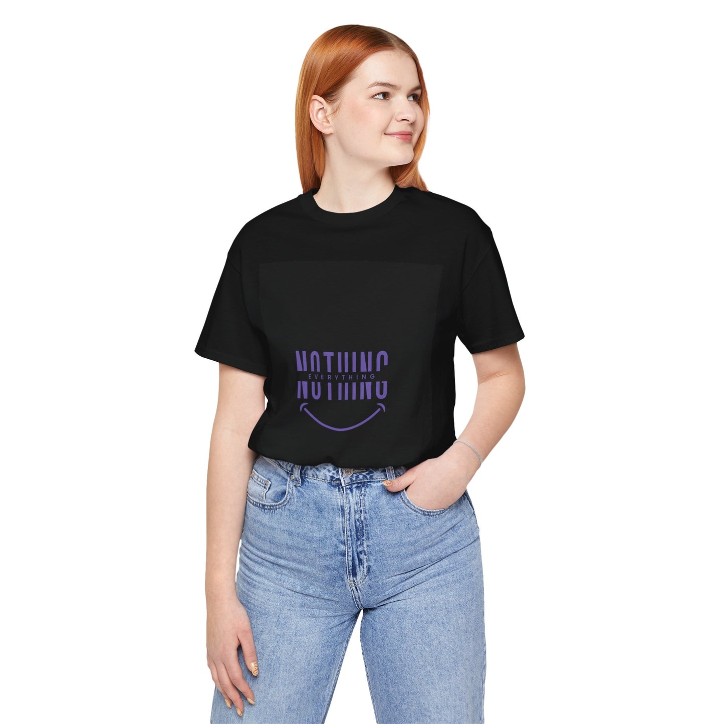 Unisex Graphic Tee: 'Nothing Everything' and 'Find Yourself', Trendy Casual Wear, Inspirational Gift, Everyday Fashion
