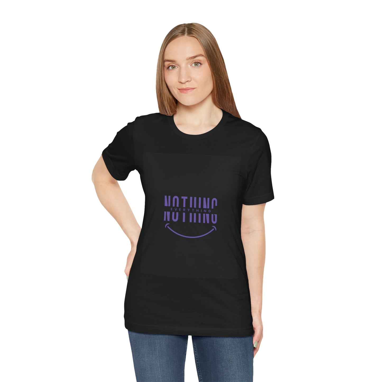 Unisex Graphic Tee: 'Nothing Everything' and 'Find Yourself', Trendy Casual Wear, Inspirational Gift, Everyday Fashion